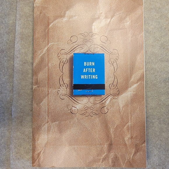 Other - NEW BURN AFTER WRITING!